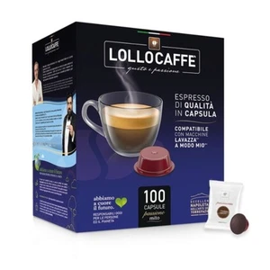 LOLLO CAFFÈ Capsule Comp. A Modo Mio Miscela Passione Mito 100pz - Foto 1 di 2