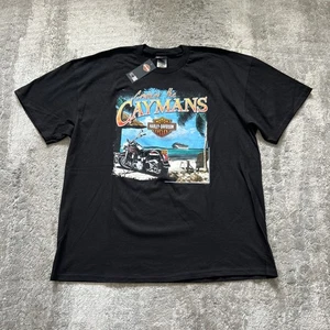 Harley Davidson Cruizin The Caymans Islands T-Shirt Herren XXL Skull Pirate Neu - Bild 1 von 9