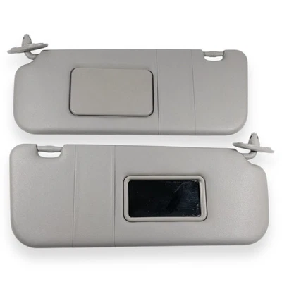 Par de parasol gris vinilo para Toyota Corolla/Matrix 2003-2008 lado conductor pasajero Foto 1 de 4