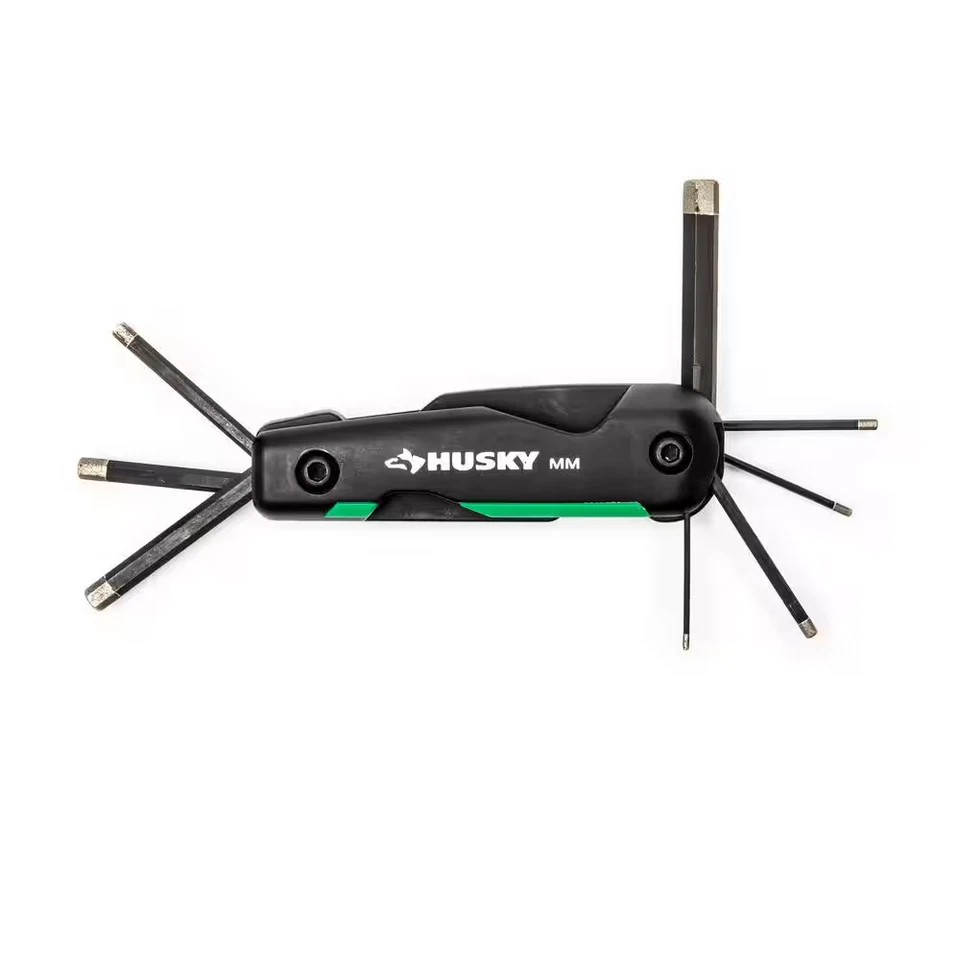 Folding Diamond Metric Hex Key Set (8-Piece) - Image 1 of 4