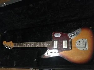 Electric Guitar FENDER Mexico JAGUAR Kurt Cobain Model Sunburst & Hard Case - Picture 1 of 4