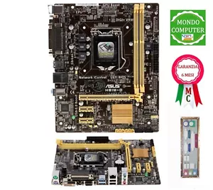 SCHEDA MADRE SOCKET 1150 ASUS H81M-D + INTEL CPU CORE i5 4570TE / RAM - Imagen 1 de 1