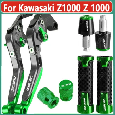 CNC Adjustable Brake Clutch Levers Grips Handlebar Kit For Kawasaki Z1000 Z 1000 - Image 1 of 3