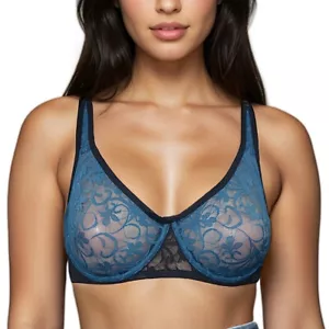 Women Bras 36-58 AA ABCDD Brassiere Transgender Sexy Lingerie Lace Bra Underwear - Picture 1 of 16