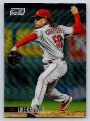 2021 Stadium Club Chrome Refractors #277 Luis Castillo (ref Y00538) - Image 1 of 2