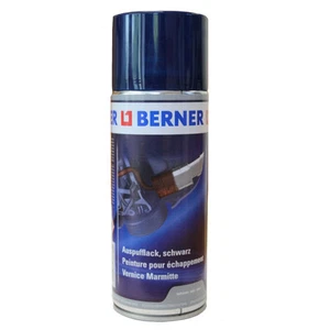 Auspufflack schwarz Hitzelack Spray bis 500°C 400ml Berner 1 Flasche 410477 - Bild 1 von 1