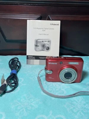 Polaroid I534 5.0MP Digital Camera -red - Image 1 of 4