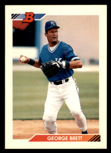 1992 Bowman George Brett    #500 Kansas City Royals