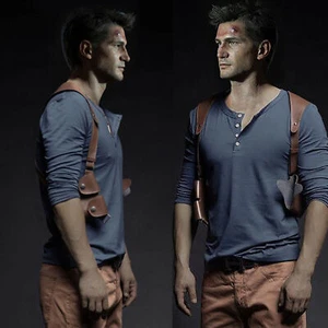 Uncharted 4: A Thief's End Nathan Drake Costume T-Shirt cosplay - Picture 1 of 6