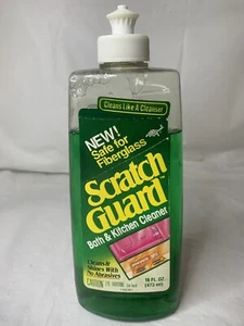 Vintage 1987 Turtle Wax SCRATCH GUARD Bath & Kitchen Cleaner USA Kitchen Prop - Picture 1 of 8