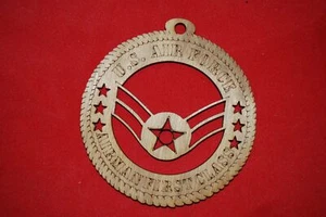 Air Force Enlisted Rank Insignia Airman First Class wooden ornament - Picture 1 of 1