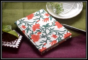 Doodle Diary Notebook Fabric Gift sketchbook journal A5 Diaries Unruled 200 Page - Picture 1 of 11