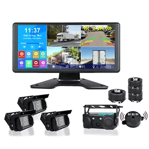 10.36" IPS Touchable Monitor DVR 1080P Backup Camera w/Mirrorlink FM Transmitter - Picture 1 of 15
