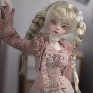 1/4 BJD Doll SD Ball Jointed Doll Resin Girl Full Set Gift Face Makeup Handmade - Picture 1 of 7