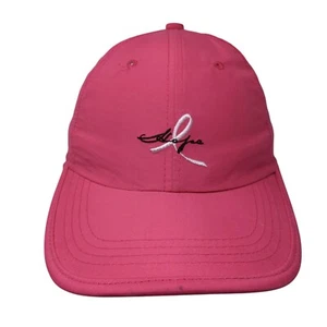 Hope Pink Ribbon Strapback Hat Pink One Size Adjustable 6 Panel Wilson - Picture 1 of 8