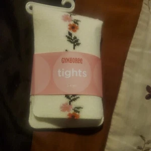 Gymboree Girls NWT New With Tags Rocky Mountain Tights Floral Size 3-4 Years - Picture 1 of 1