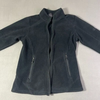 Eastern Mountain Sports Black Polartec Jacket Womens Medium *FLAWS - Image 1 of 4