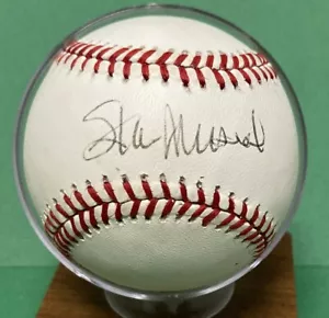 STAN MUSIAL SIGNED RAWLINGS ONL BASEBALL (WHITE) with JSA COA - CARDINALS - Picture 1 of 4