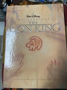 Disney The Lion King Masterpiece Exclusive Deluxe Video Edition VHS Open Box - Picture 1 of 10
