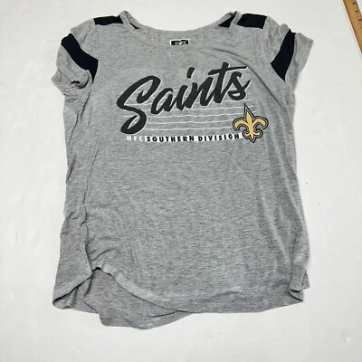 NFL Equipo Ropa Saints NFC División Sur Camiseta Talla L Camiseta Manga Corta Foto 1 de 4
