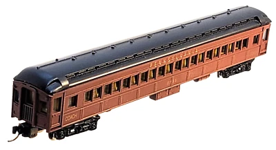 N Model Power 8621 PRR 65' Pass Coach w/2axle trucks MTL couplers + metal wheels - Image 1 of 4