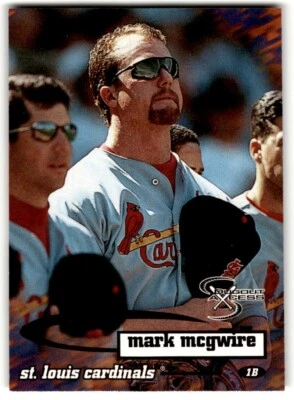 1998 SkyBox Dugout Axcess Mark McGwire #41 St. Louis Cardinals - Image 1 of 2