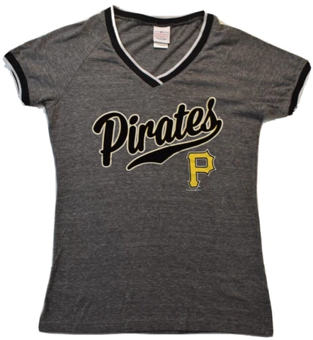 5th & Ocean Womens MLB Pittsburgh Pirates Baseball Shirt New S-2XL Cover