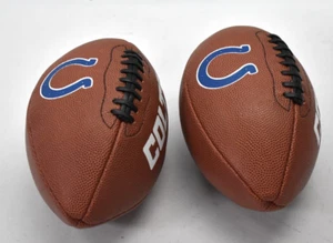 Lot of 2 Rawlings Indianapolis Colts Air It Out Youth Footballs Inflatable 7-9lb - Picture 1 of 7