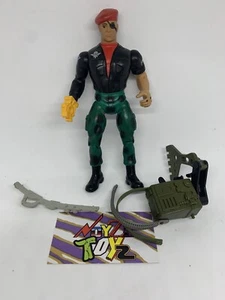 1985 COLECO GRIPPER RAMBO FORCE OF FREEDOM VINTAGE ACTION FIGURE NEAR COMPLETE - Picture 1 of 11