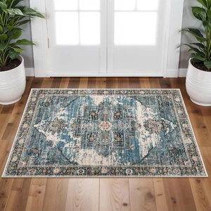 2X3 Area Rugs Indoor - Large Boho Rugs for Living Room Stain Resistant Carpet Vi - Picture 1 of 12