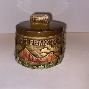 San Francisco SNCO bowl with lid Ceramic Vintage Japan - Picture 1 of 6