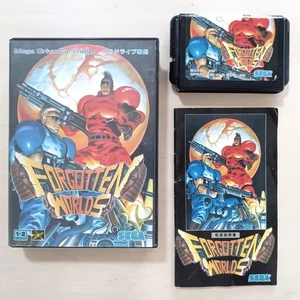 Mega Drive Forgotten Worlds Juego Cassette Estuche Manual Usado Retro Verificado - Imagen 1 de 10