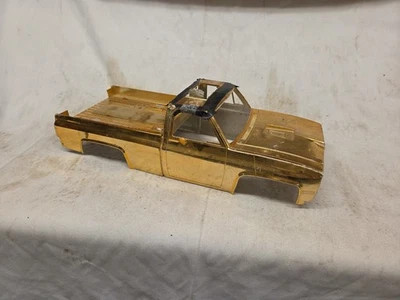1987  Clod Buster 1/10 Body Only Tamiya Chevrolet Squarebody GOLD AS IS  RARE - Image 1 of 4
