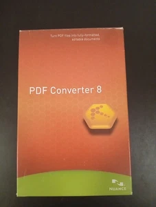 Nuance konwerter PDF 8 oprogramowania z kluczem - Zdjęcie 1 z 6