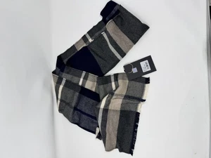 Gianni Feraud Schal dunkelblau und grau neu mit Etikett - Bild 1 von 2