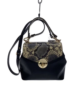 Carol J. Bolso de hombro de cuero 2 vías negro Foto 1 de 4