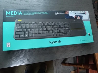 Logitech K400 Plus Wireless Keyboard w/ Trackpad - Black - Image 1 of 3