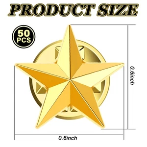 50 pièces étoiles badge broche 4 juillet *A - Afbeelding 1 van 15