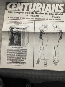 Centurian Fetish Dealer Bondage Catalog Bdsm Toys Tips Clothing Sexy Risqué - Foto 1 di 12