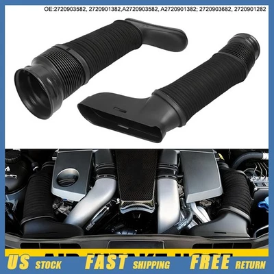 Pair of Air Intake Inlet Duct Hose For 2008-2011 Mercedes-Benz C350 SEDAN 4-DOOR - Image 1 of 4