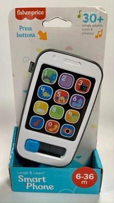 Fisher Price Laugh & Learn Teléfono Inteligente Juguete Musical Juego Bebé Niño 6-36M Foto 1 de 4