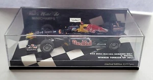 Minichamps 1:43 2011 Red Bull Racing Renault RB7 Sebastian Vettel Turkish GP - Picture 1 of 3
