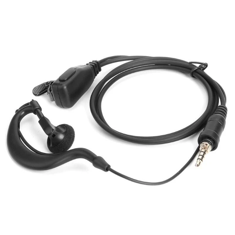 G Shape Earpiece for Yaesu Vertex VX-6R VX-7R VX-6E VX-7 VX-120 VX-127 VX170 177 - Image 1 of 1