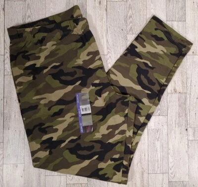 Leggings No Boundaries S M L 2X 3X Ejército Camuflaje Estampado Tobillo Elastizados Juniors NUEVO Foto 1 de 4