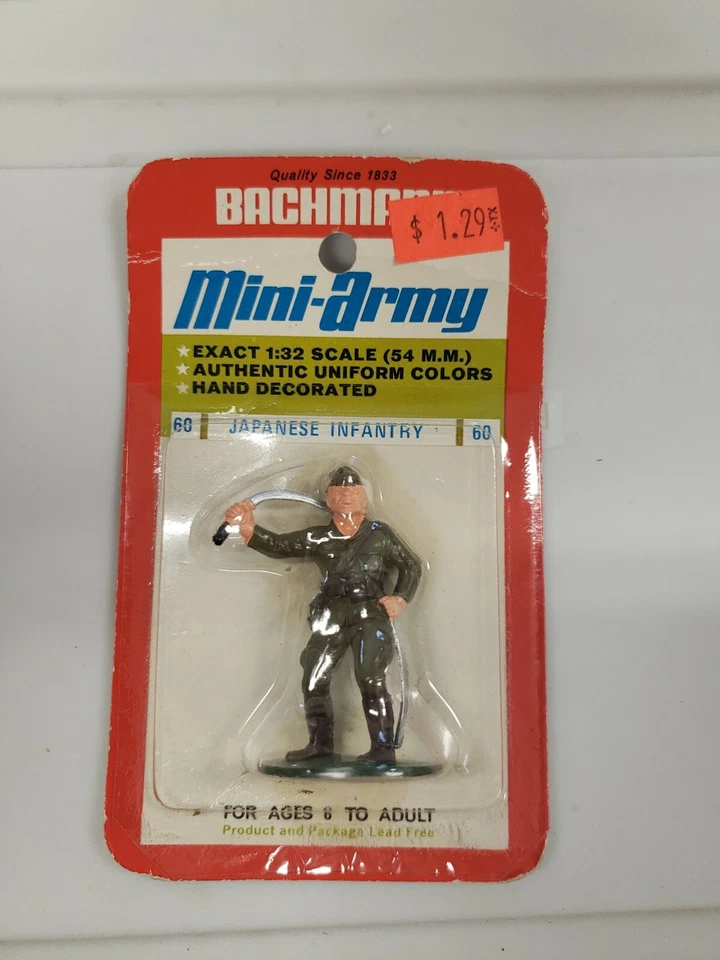 Vintage Bachmann Mini-army #60 Japanese Infantry 1/35 Scale .   - Image 1 of 1