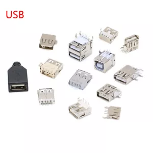 Adaptador de reparación de impresora puerto 180 grados 90 grados USB hembra tipo A tipo B - Imagen 1 de 14