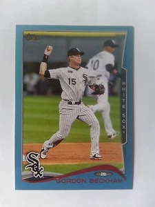 2014 Topps Blue Border Gordon Beckham #403 Chicago White Sox - Picture 1 of 2