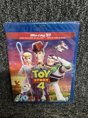 TOY STORY 4  - BRAND NEW AND SEALED 3D BLU RAY + 2D BLU RAY + BONUS DISC - Image 1 of 2