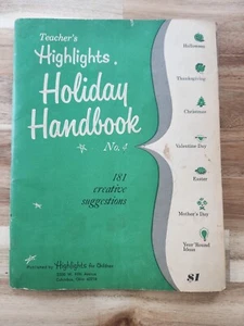 Vintage Teachers Highlights Holiday Handbook Number 4 1961 181 Creative Ideas - Picture 1 of 9