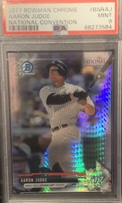 2017 Bowman Chrome Aaron Judge National Convention Rookie Hyper Refractor PSA 9!